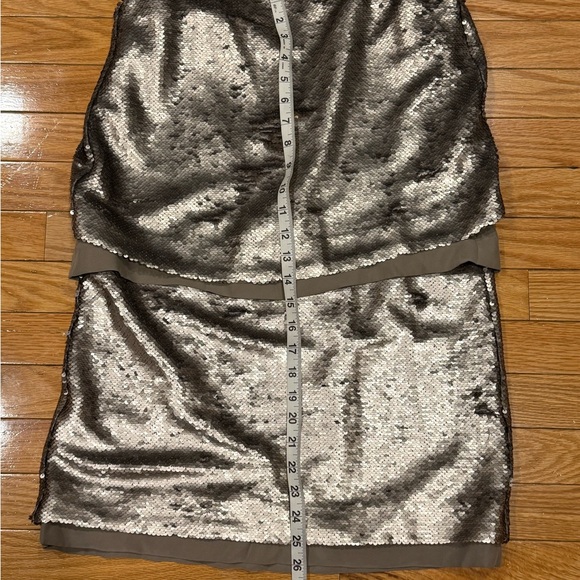 Banana Republic Shimmering Silver Mini Sequin Dress - Picture 12 of 13